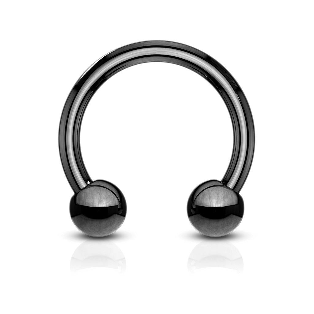16G Titanium Anodized  Horseshoes