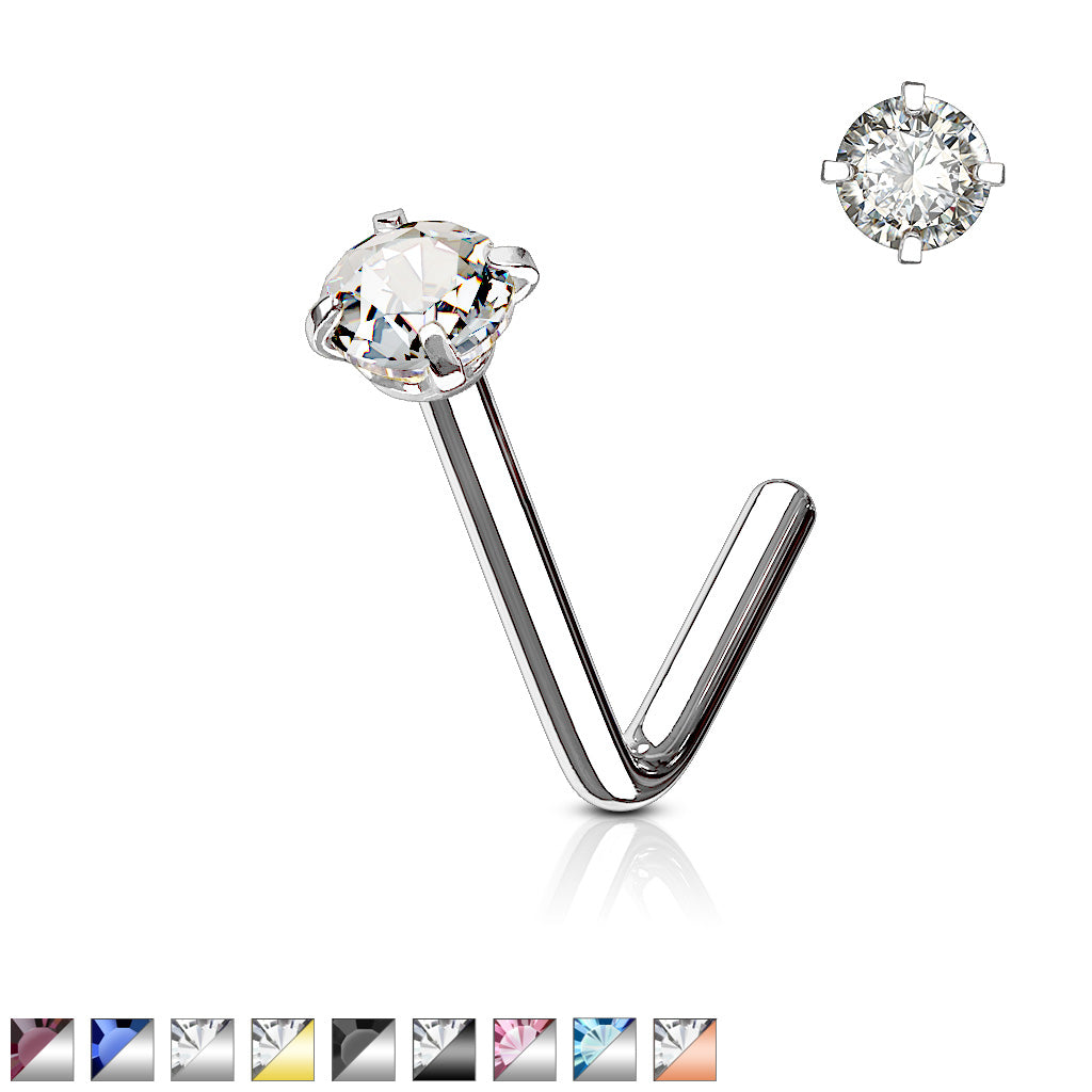 18G Nose L Shape